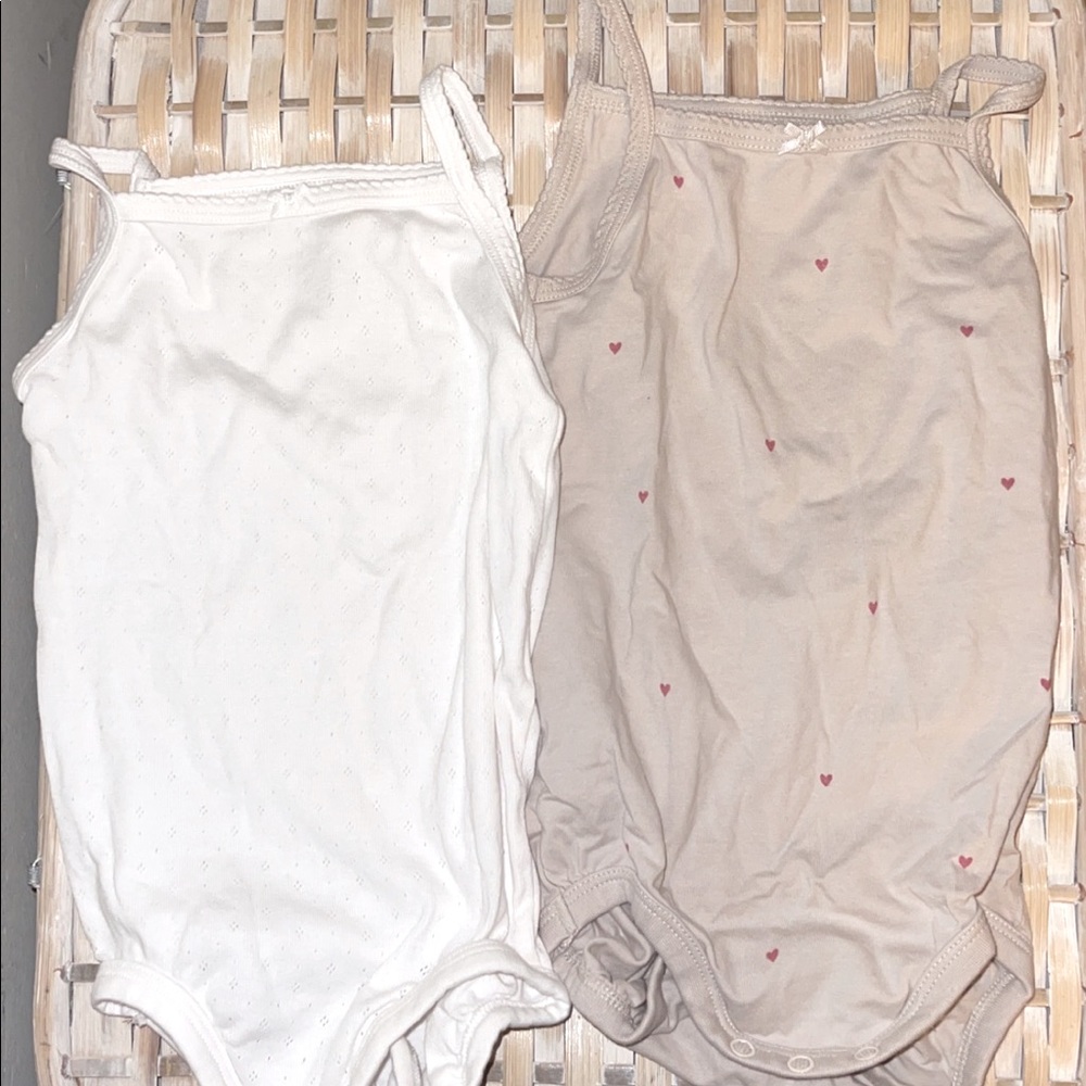 H&M Basic Bodysuit Tanks 2Pk